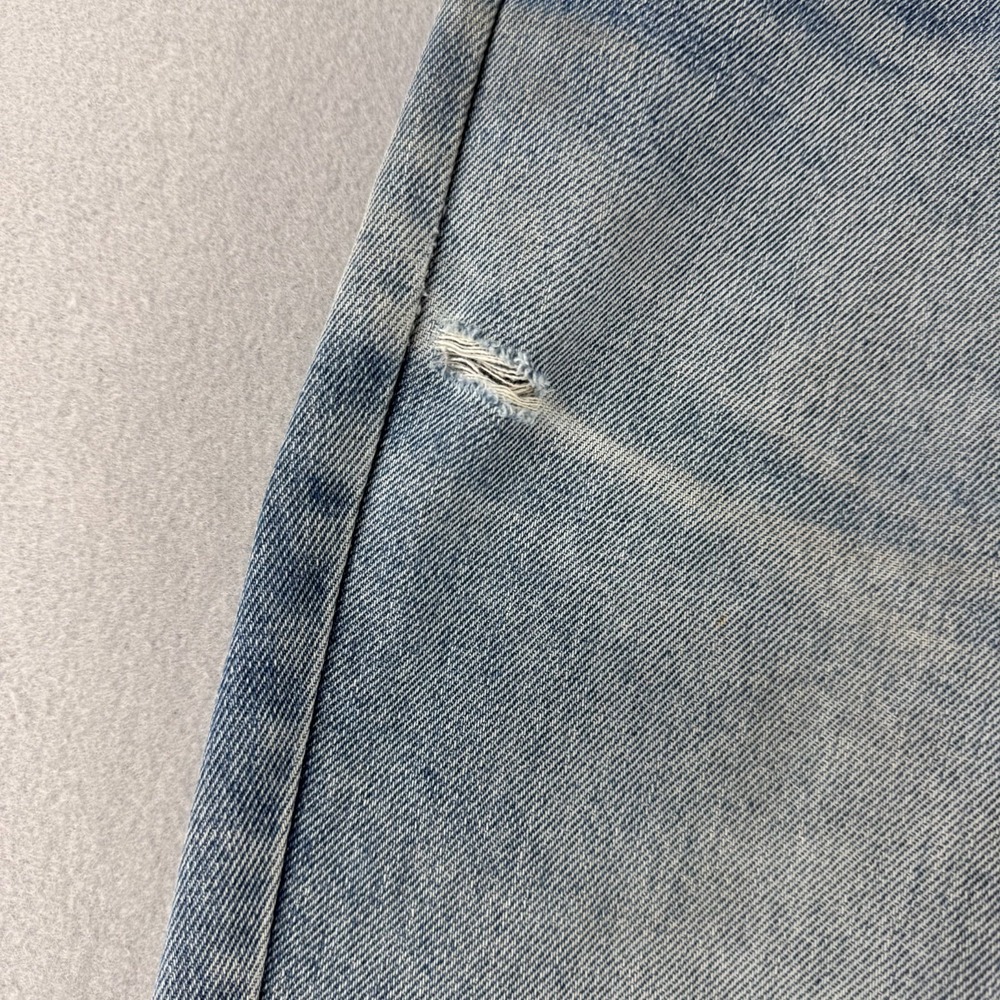 Vintage 70s Jeans Mens (Fits 34x29) Blue Denim Faded Bootcut Scoville Zip USA - Picture 3 of 16